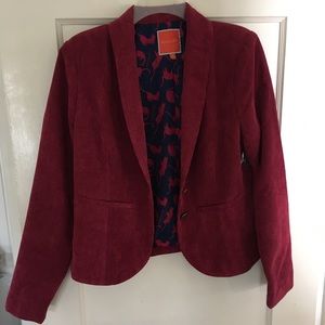 Modcloth Executive Presence Corduroy Blazer